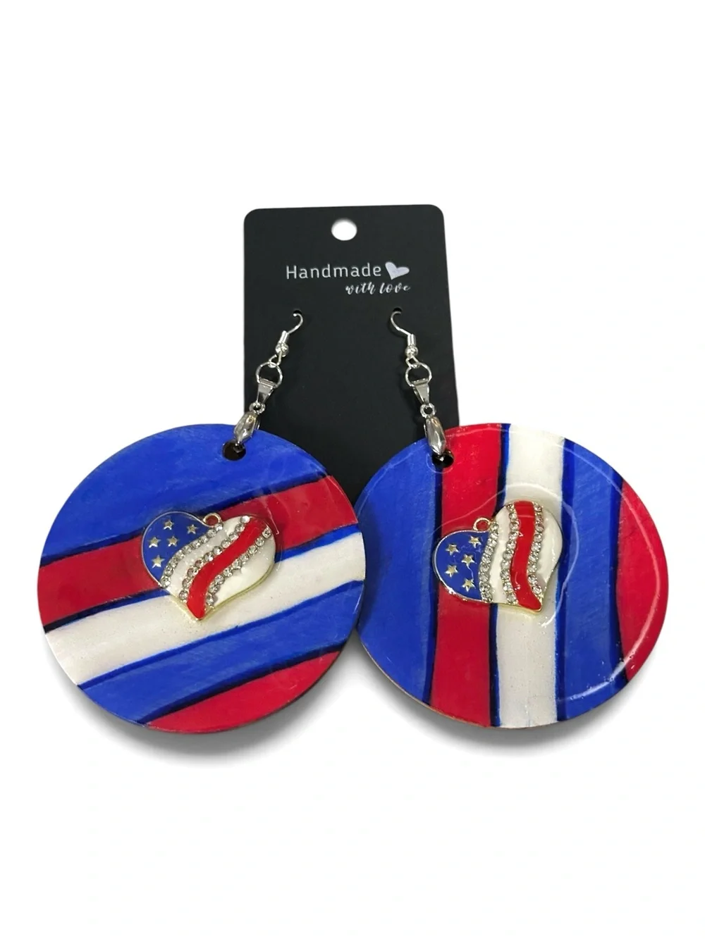 Freedom To Be You Hand-painted Hoop Earrings